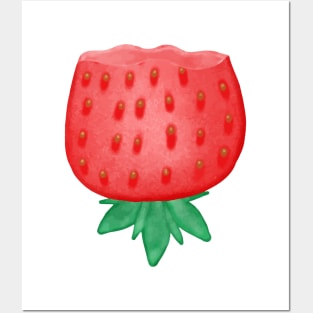 Red Strawberry Posters and Art